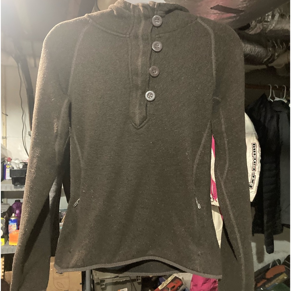Mens Northface hooded longsleeve